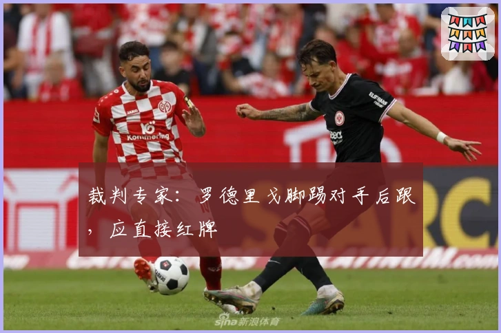 裁判专家：罗德里戈脚踢对手后跟，应直接红牌